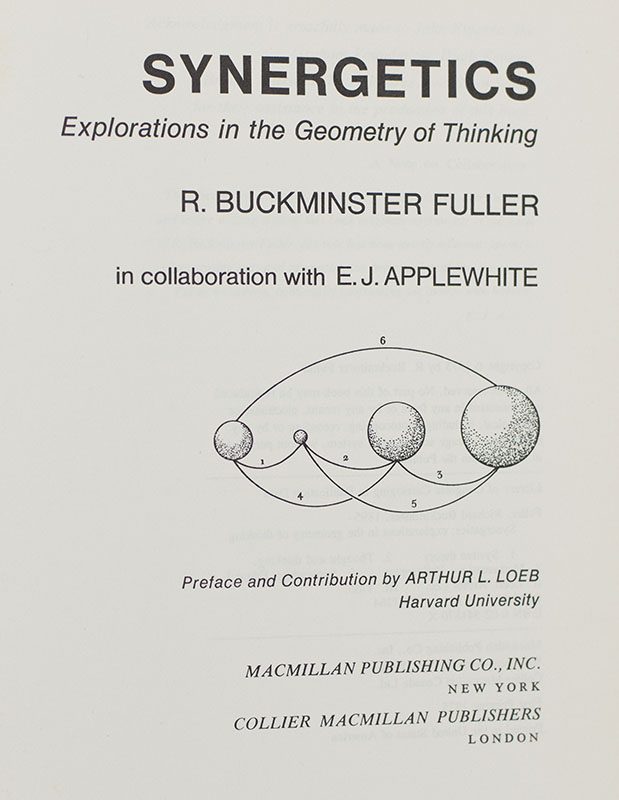 Synergetics: Explorations in the Geometry of Thinking.