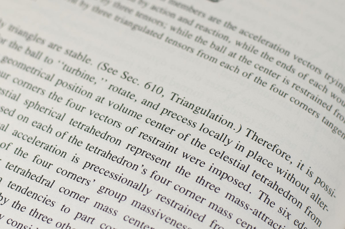 Synergetics: Explorations in the Geometry of Thinking.