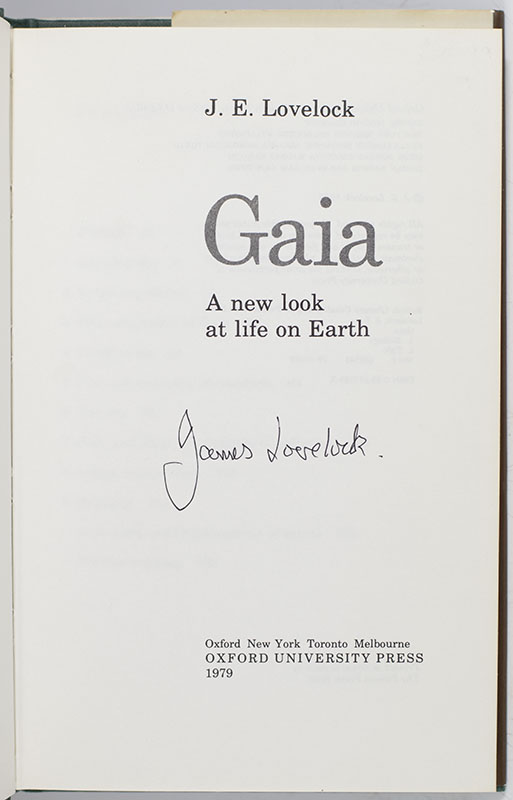 Gaia: A New Look At Life on Earth.