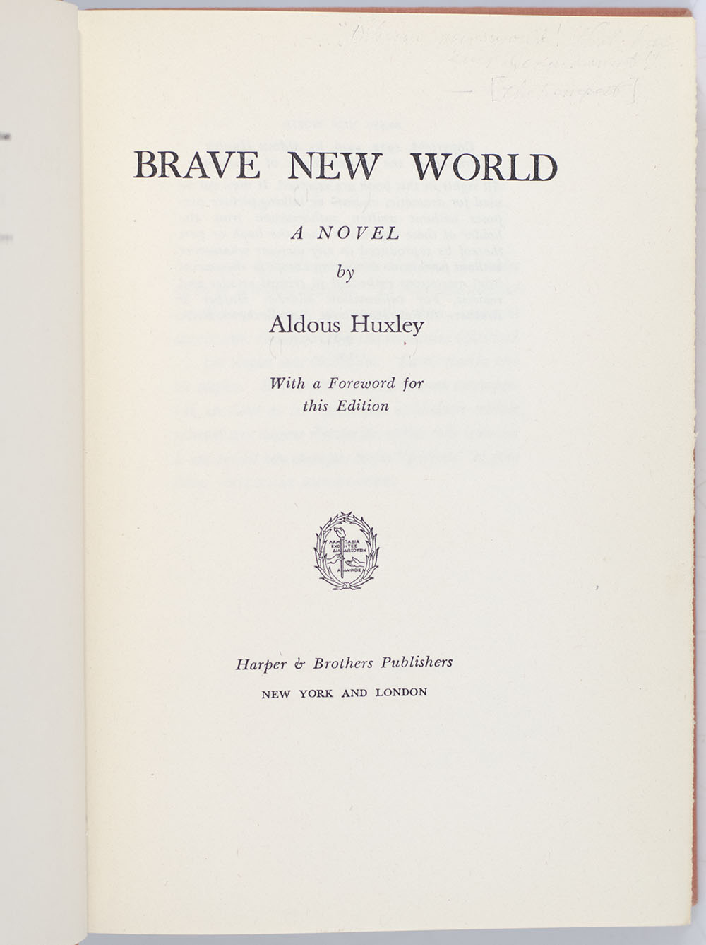 Brave New World.