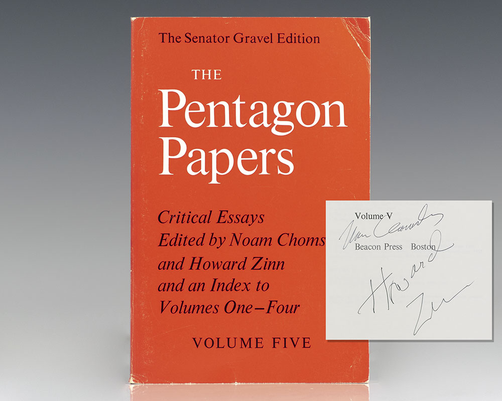 The Pentagon Papers. The Senator Gravel Edition, Volume 5: Critical Essays: Edited By Noam Chomsky and Howard Zinn.