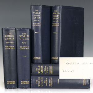 The World Crisis 1911-1914; The World Crisis 1915; The World Crisis 1916-1918 Part One and Part Two; The World Crisis. The Aftermath; The World Crisis. The Eastern Front.