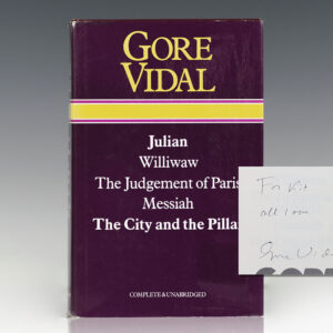 Omnibus edition: Julian, Williwaw, The Judgment of Paris, Messiah, The City and the Pillar.