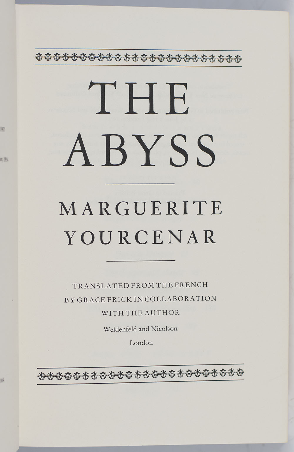 The Abyss.