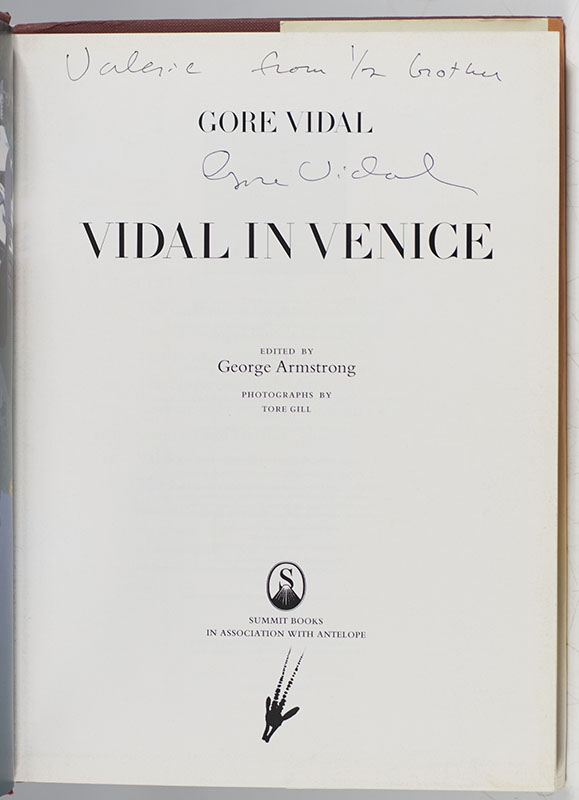 Vidal in Venice.