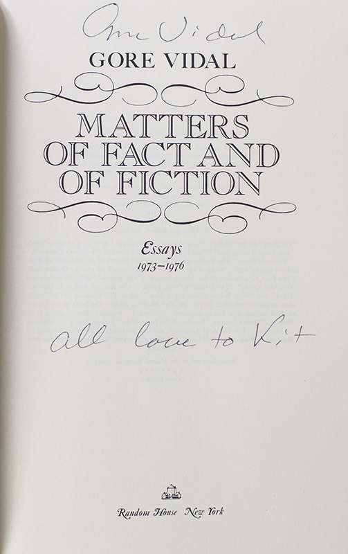 Matters of Fact and of Fiction (Essays 1973-1976). - Image 2