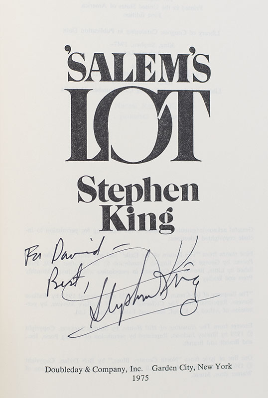 Salem's Lot.