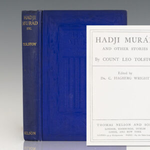 Hadji Murad and Other Stories. [Hadji Murat].