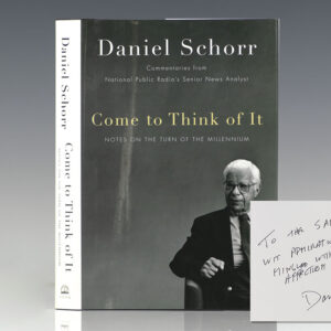 Come to Think of It: Notes on the End of the Millennium.