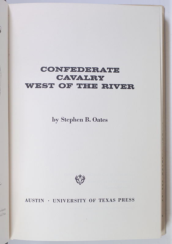 Confederate Cavalry West Of The River.