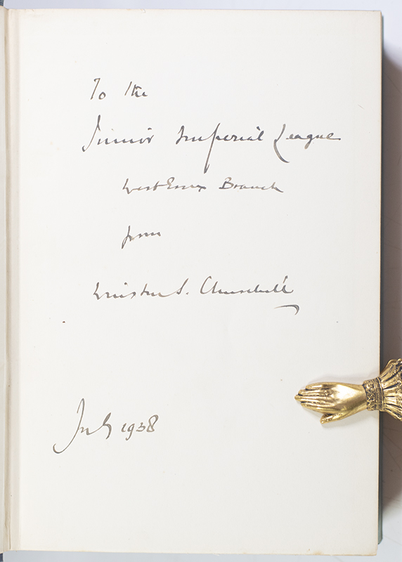 Arms and the Covenant. Speeches by The Right Hon. Winston S. Churchill. Compiled by Randolph S. Churchill.
