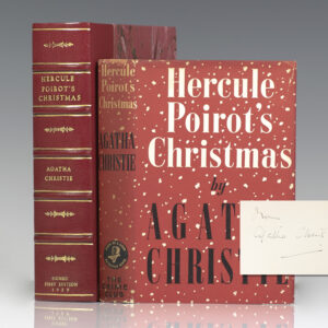 First Edition of Agatha Christie's Hercule Poirot's Christmas; Signed by Her