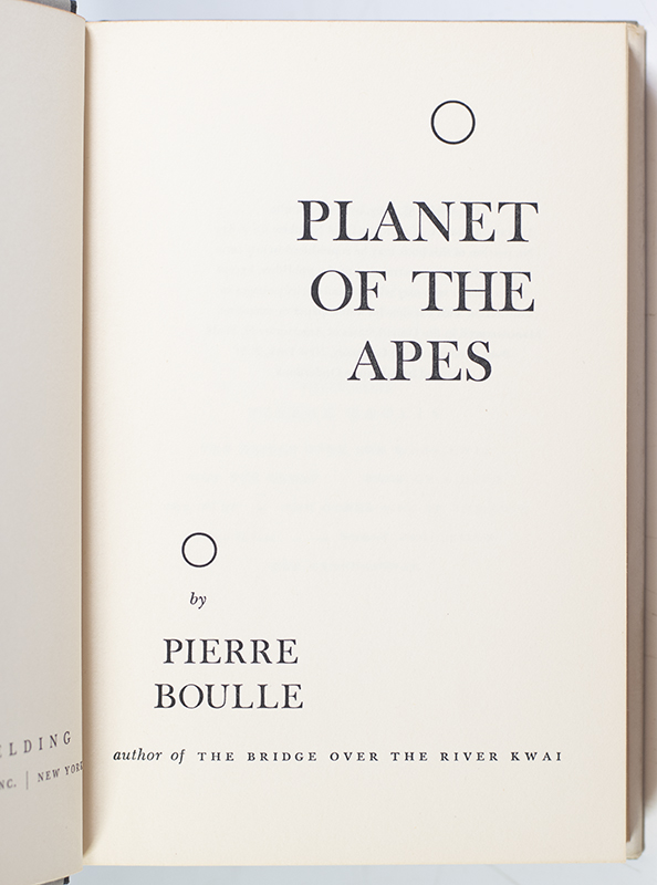 Planet of the Apes.
