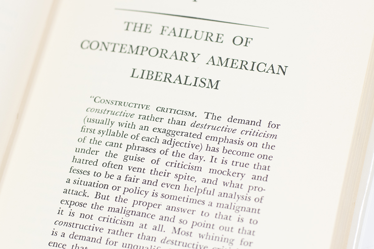 Up From Liberalism.