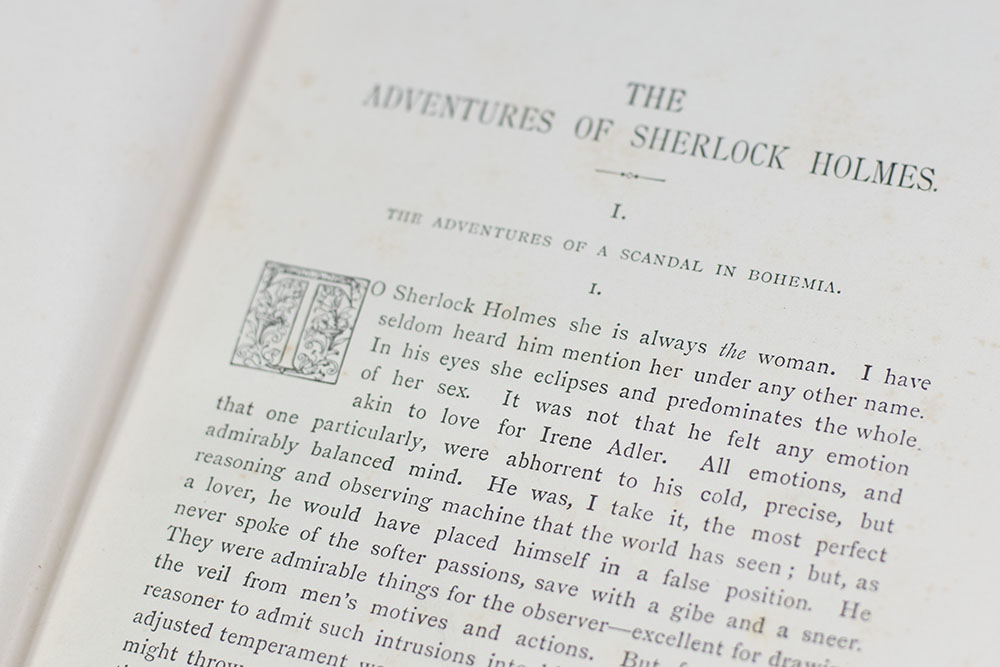 The Adventures of Sherlock Holmes.