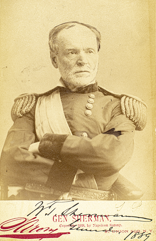 William T. Sherman Signed Photograph.
