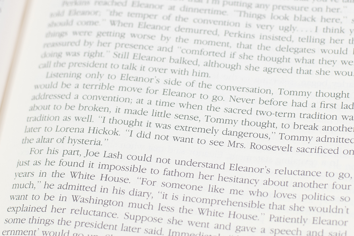 No Ordinary Time: Franklin and Eleanor Roosevelt: The Home Front in World War II.