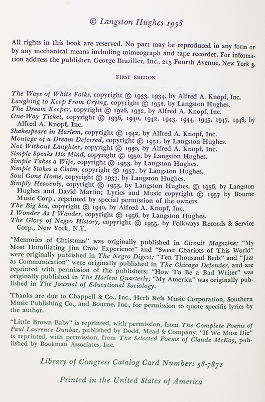 The Langston Hughes Reader. - Image 7