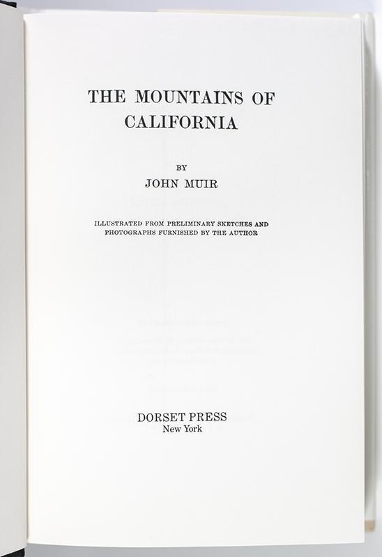 The Mountains of California.