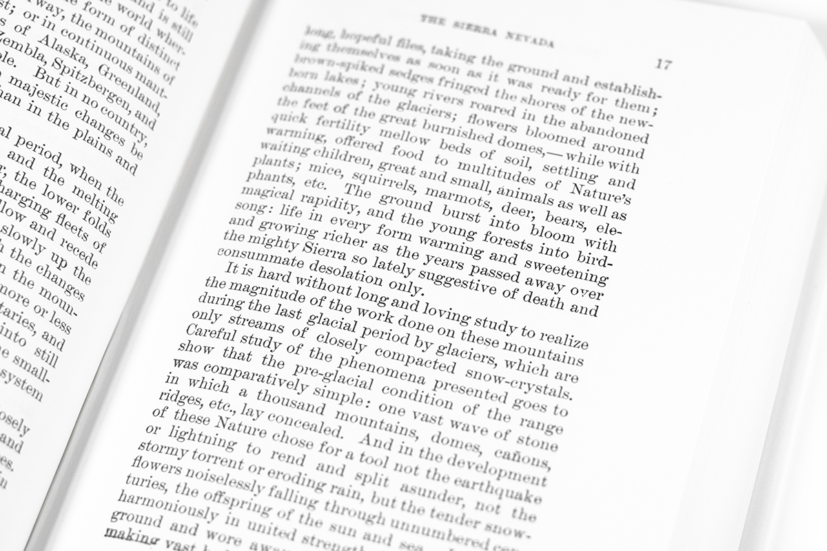 The Mountains of California.