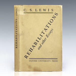 Rehabilitations and Other Essays.