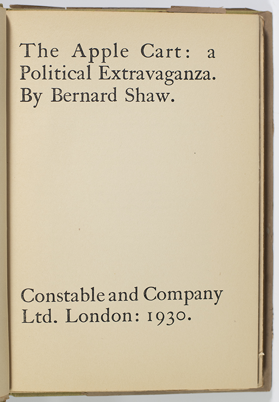 The Apple Cart: A Political Extravaganza. - Image 3