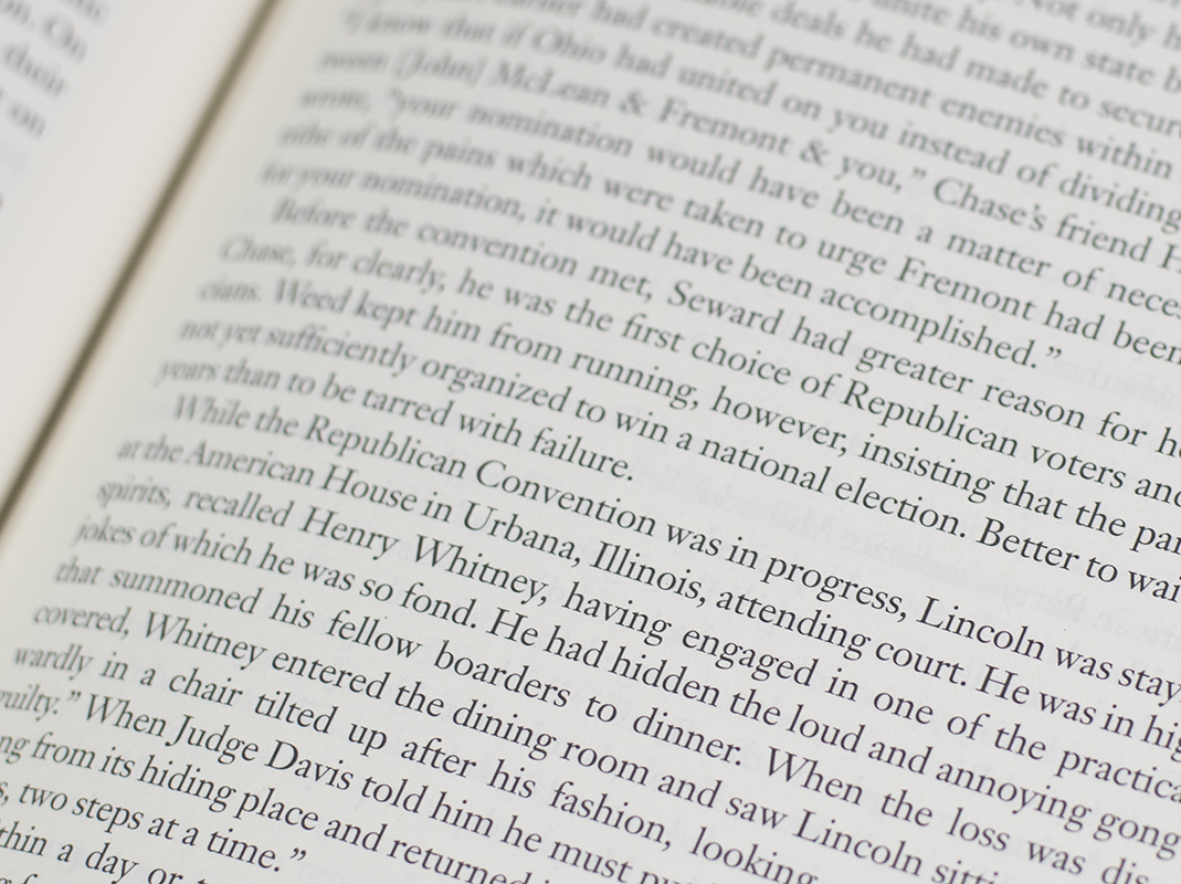 Team of Rivals: The Political Genius of Abraham Lincoln.