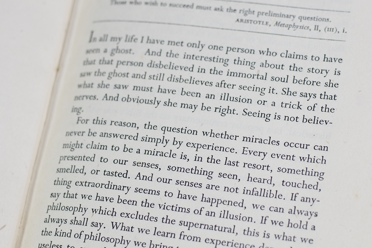 Miracles: A Preliminary Study.