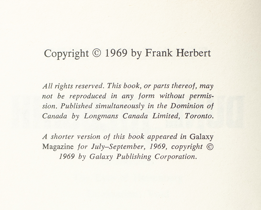 Dune Messiah.