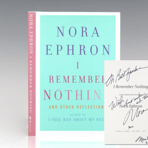 I Remember Nothing and Other Reflections.