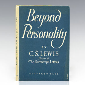 Beyond Personality: The Christian Idea of God.