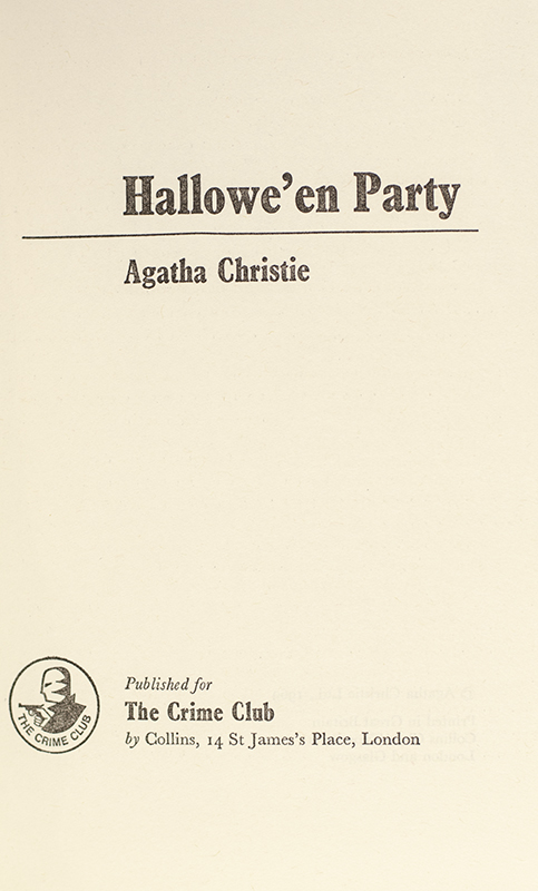 Hallowe'en Party.
