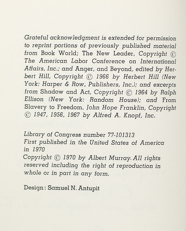 Omni-Americans: New Perspectives on Black Experience and American Culture.