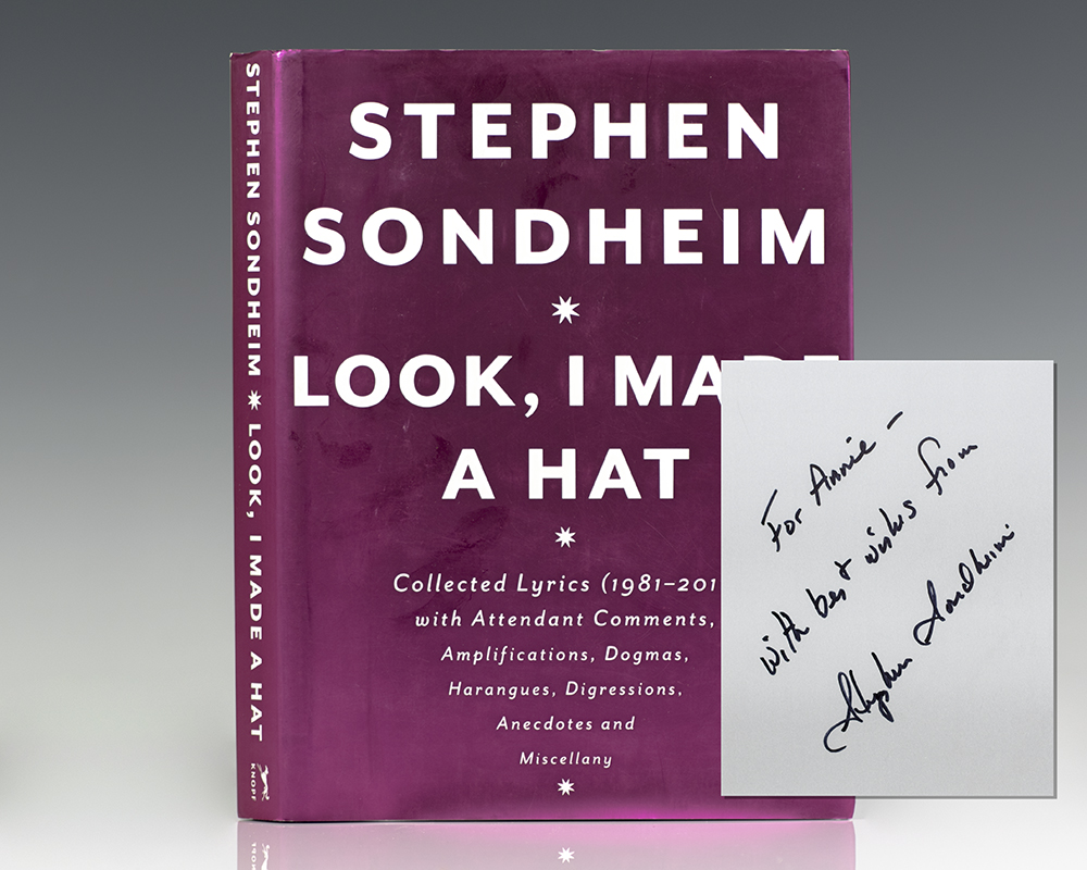The Collected Lyrics of Stephen Sondheim. Look, I Made a Hat.