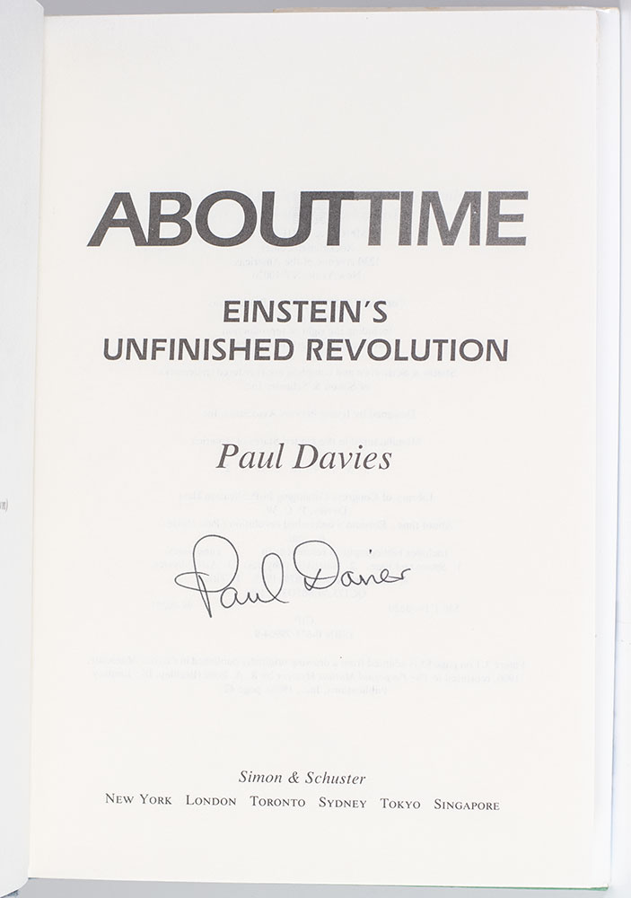 About Time: Einstein's Unfinished Revolution.