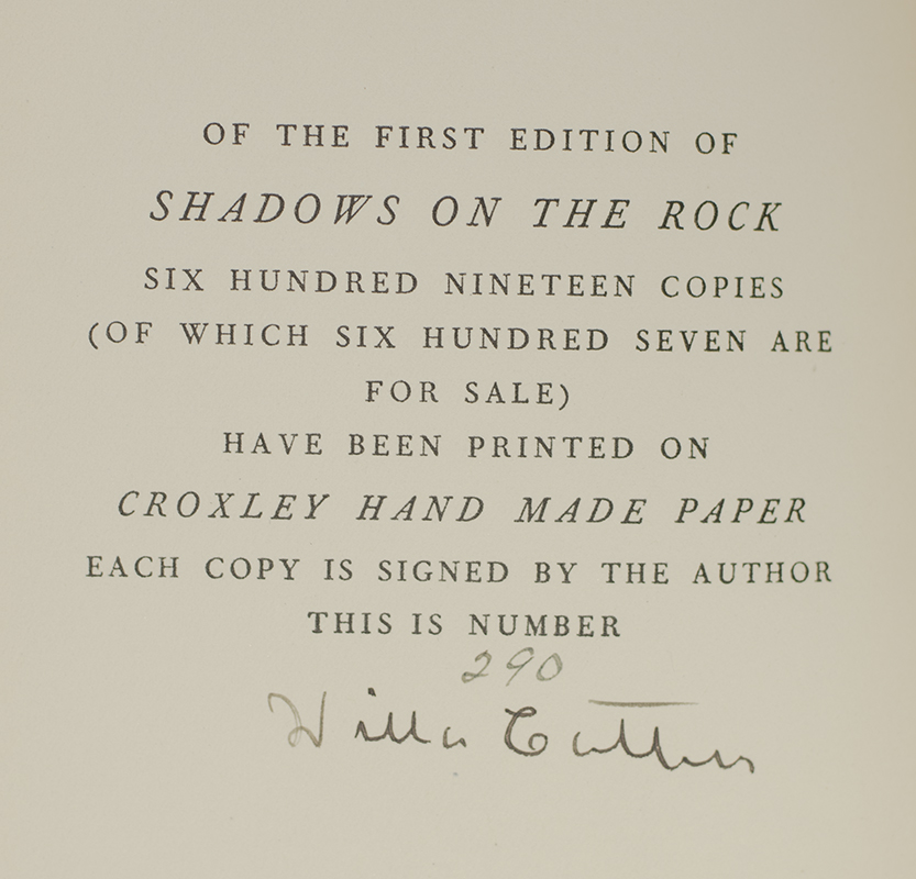 Shadows on the Rock. - Image 2