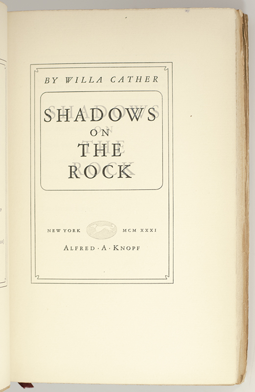 Shadows on the Rock. - Image 3
