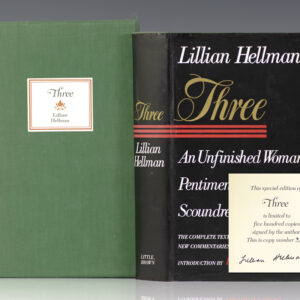 Three: An Unfinished Woman, Pentimento, Scoundrel Time.