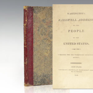 Washington's Farewell Address, to the People of the United States.