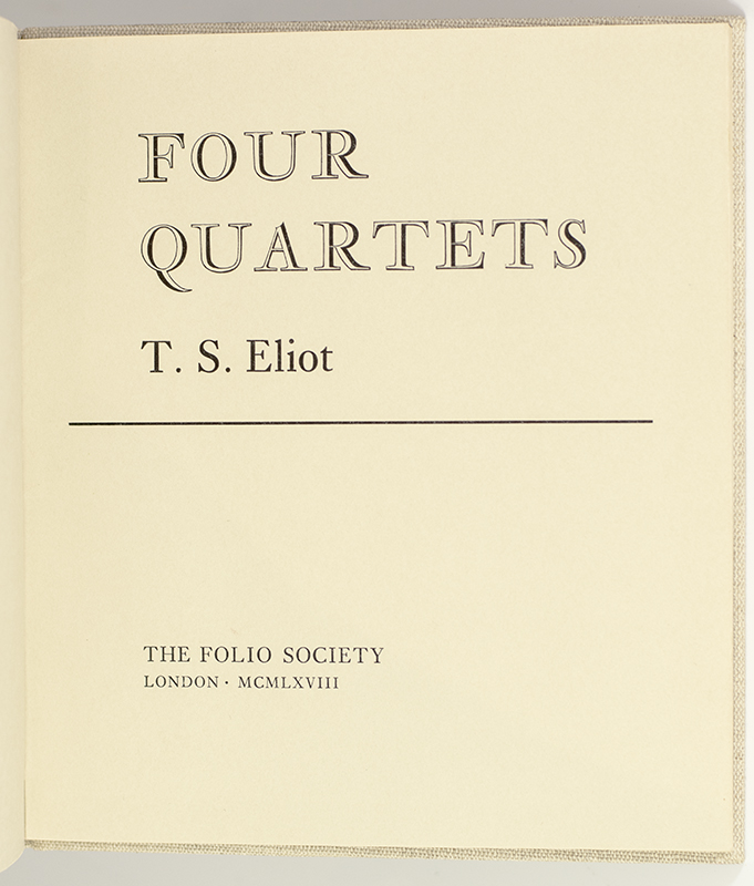 Four Quartets.