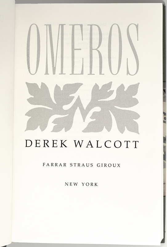 Omeros.