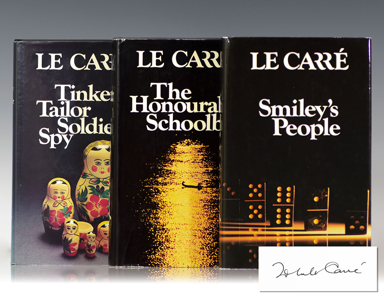[The Karla Trilogy]: Tinker, Tailor, Soldier Spy; The Honourable Schoolboy; Smiley’s People.