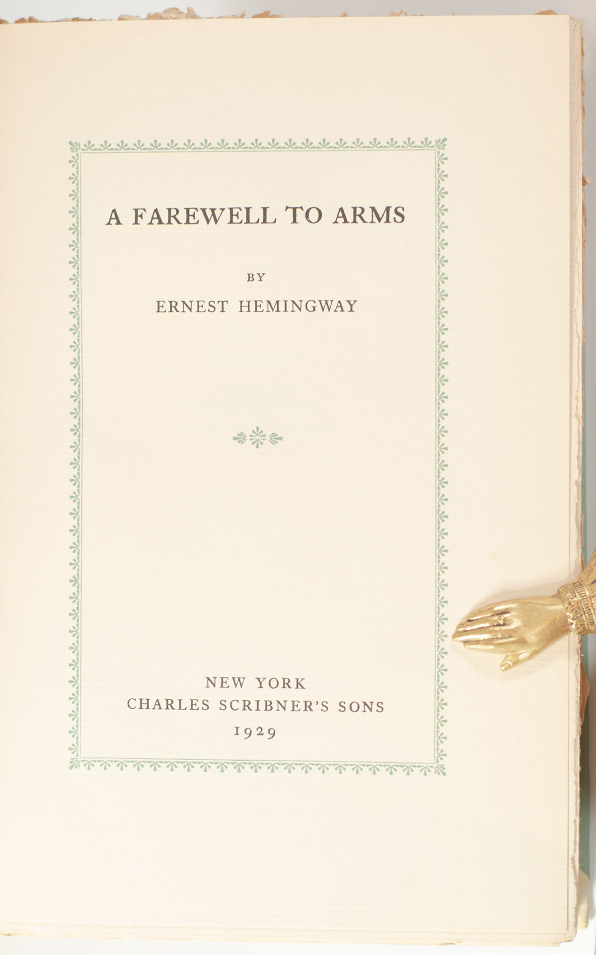 A Farewell To Arms.