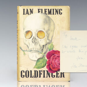 First Edition of Ian Fleming's Goldfinger; Inscribed by him to his real life Miss MoneyPenny