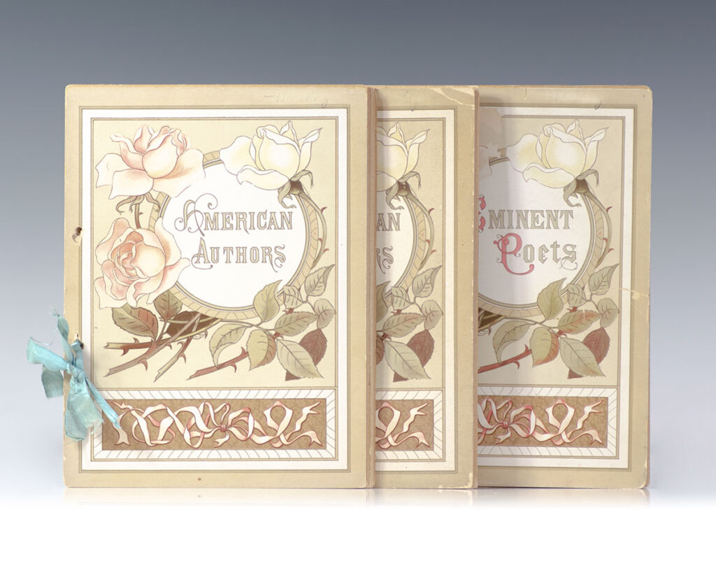 Souvenir of Eminent Poets and American Authors Series I & II.