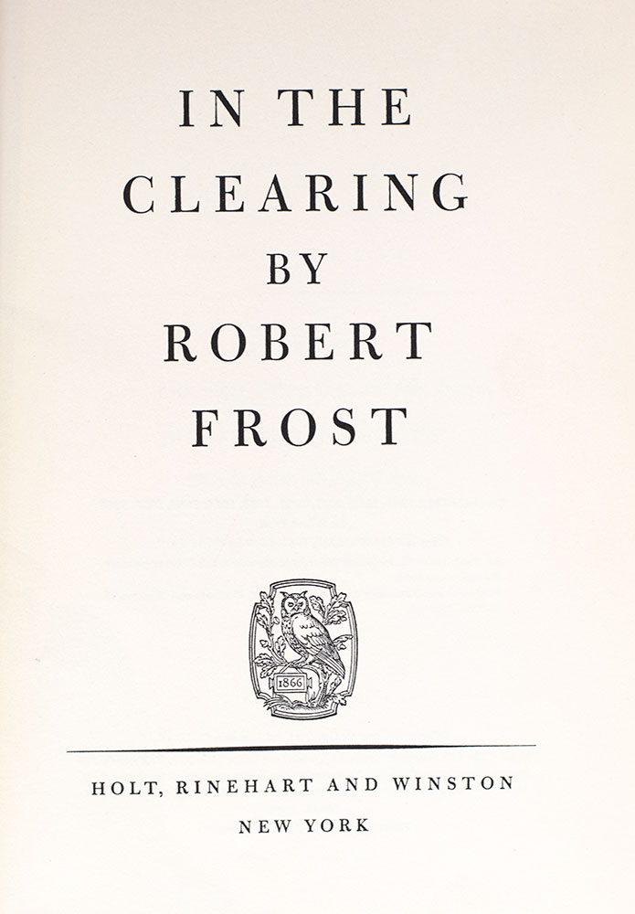 In the Clearing.