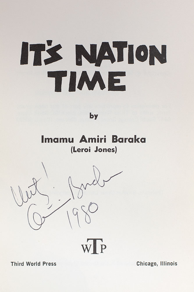 It's Nation Time.