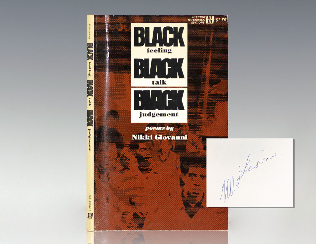 Black Feeling Black Talk Black Judgement.