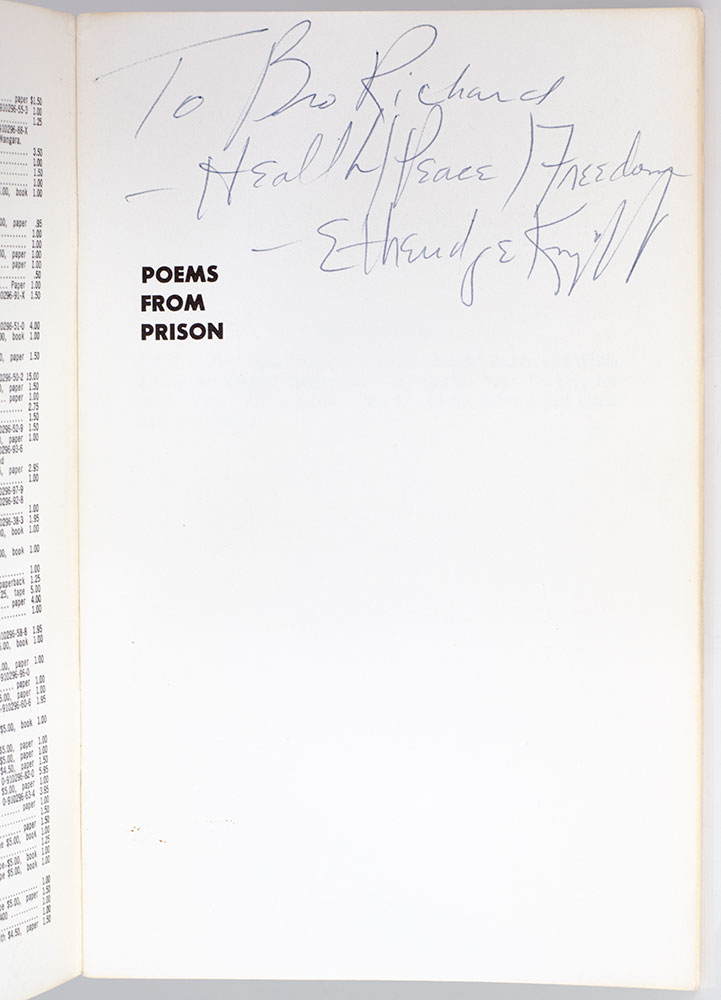 Poems From Prison.