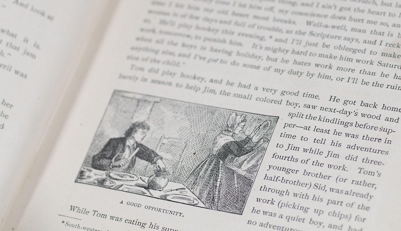 The Adventures of Tom Sawyer.